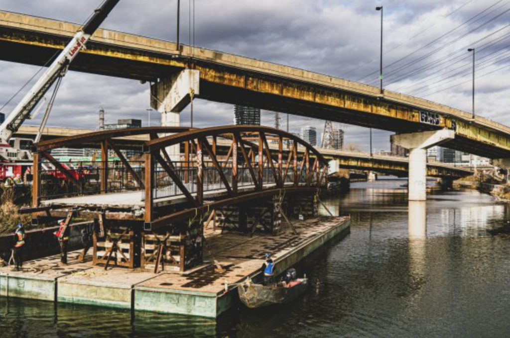 Springston Bridge Remove Priestly Demolition handles bridge removal with Link-Belt RTC-8090 ...